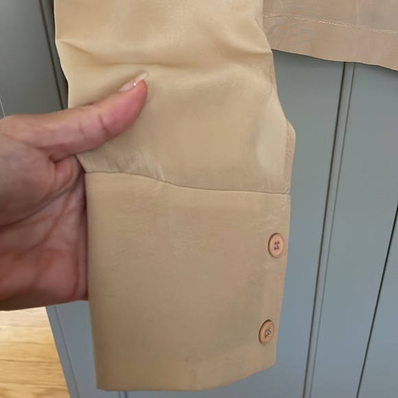 Yigal Azrouel Silk Beige Blouse - Picture 5 of 8